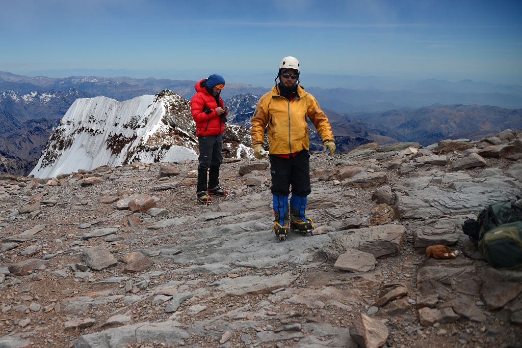 52 After A Brief 10 Minutes On The Aconcagua Summit 6962m Inka Guide Agustin Aramayo Indicated It Was Time To Start The Long Descent